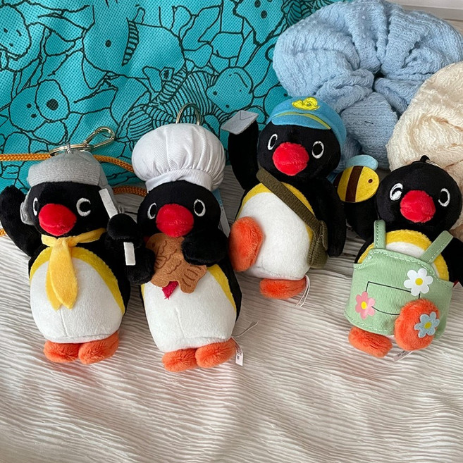 비지니스 핑구 인형 키링