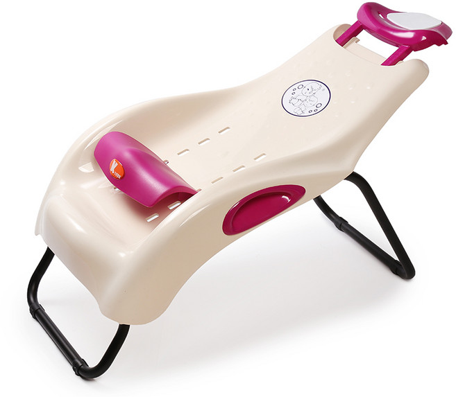 샴푸의자 성인 환자 어르신 머리감기 목욕 용품 휴대, 빨간색 성인 임산부 샴푸 의자, 레드 어른