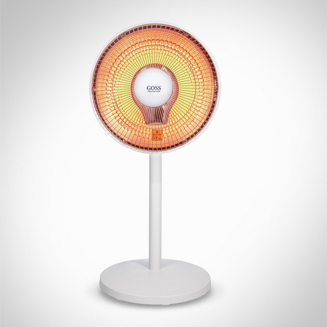 초절전 1초 순간발열 선풍기형 카본 전기히터, 선풍기형 전기히터_화이트