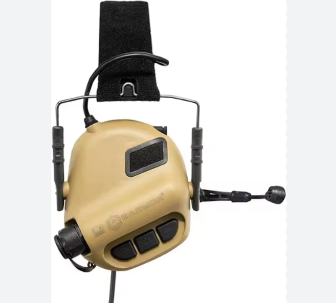 [OPSMEN] 어모어 M32 Mod3 전술 헤드셋 집음 소음차단 기능 히어링 프로텍터, 탄, 1개