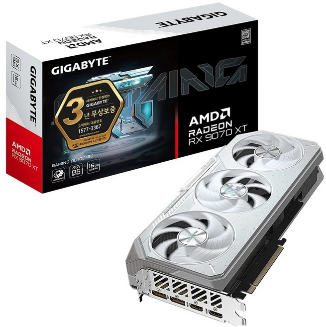 기가바이트 라데온 RX 9070 XT 게이밍 OC 그래픽카드 16GB