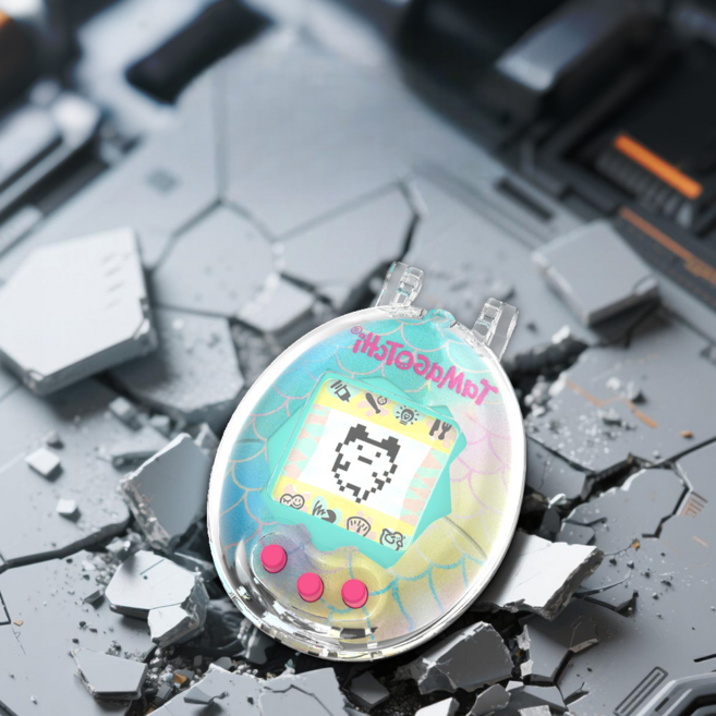 다마고치 오리지널 케이스 클리어 투명 하드 풀커버, 오리지널_PC_투명, 1개