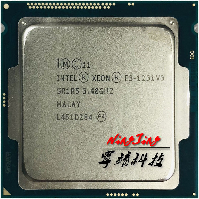 인텔 제온 E3-1231 v3 E3 1231 v3 E3 1231v3 3.3 GHz 중고 쿼드 코어 CPU 프로세서 8M 80W LGA 1150, 한개옵션0, 한개옵션0