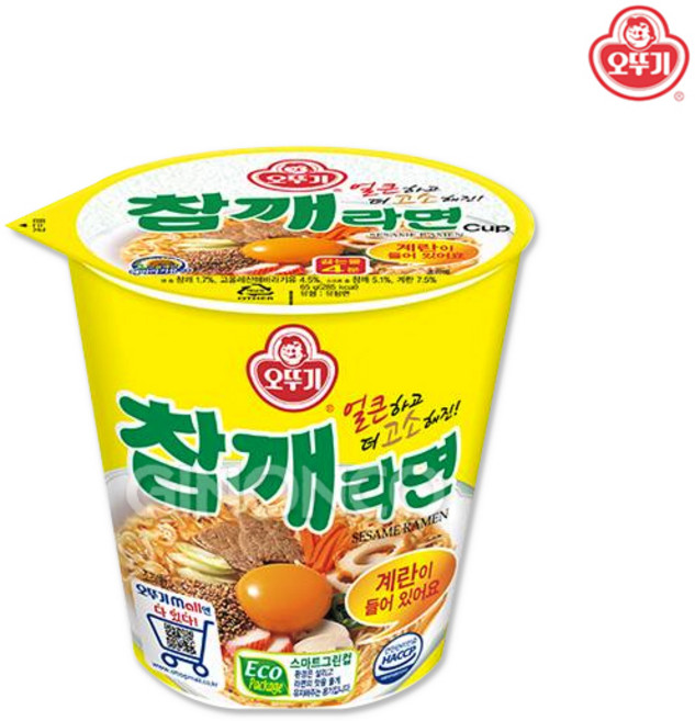 오뚜기참깨라면용기65g, 1개