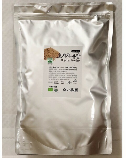 유기농 호지자분말 호지차가루 (국내산), 1개, 1정, 500g