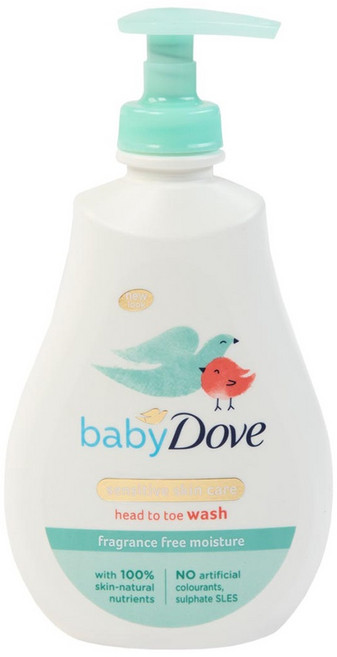 【Dove 多芬】低敏洗髮沐浴乳-無香配方【兔雜tuzha】, 400ml, 1瓶