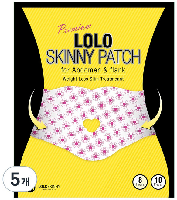 로로스키니 바디패치 복부 및 옆구리용, 10개입, 5개