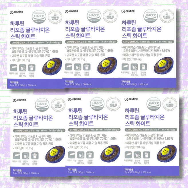 크레논 리포좀글루타치온 비타민C 세포보호, 6개, 3g