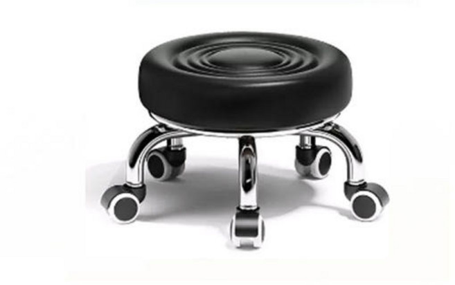 뱅글이의자 보조 바퀴 작업 동글이 좌식 의자, 1개