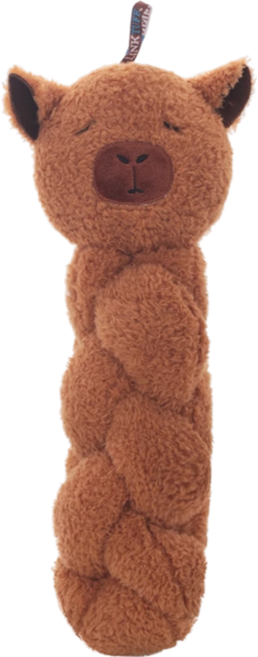 멍케어 미국 ASTM 인증 튼튼한 장난감 애착인형 16KG 물리저항, 1개, 꽈베기카피바라