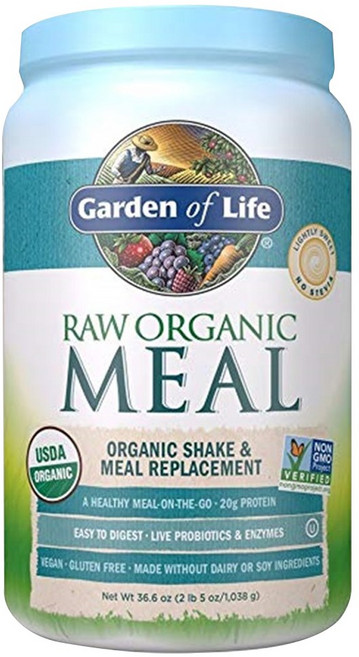 Garden of Life 超級食物植物性蛋白奶昔粉, 1.038kg, 1個