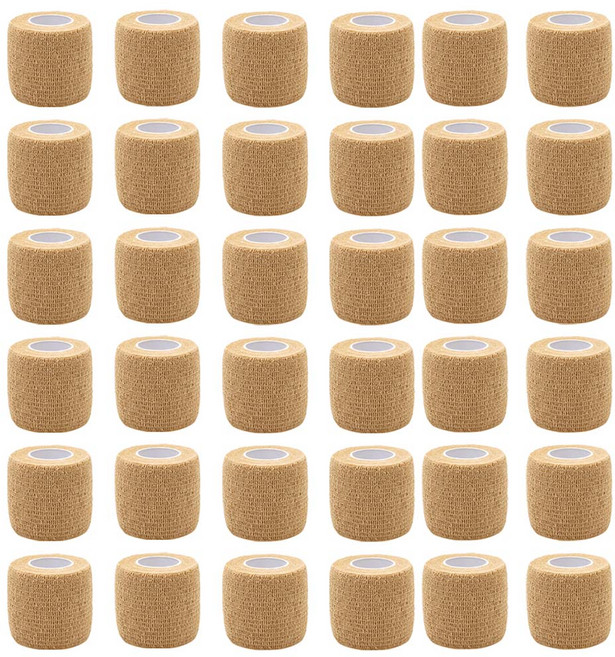 새로이 자가점착 압박용 붕대 탄력 밴드 세트, 36개입, 1세트