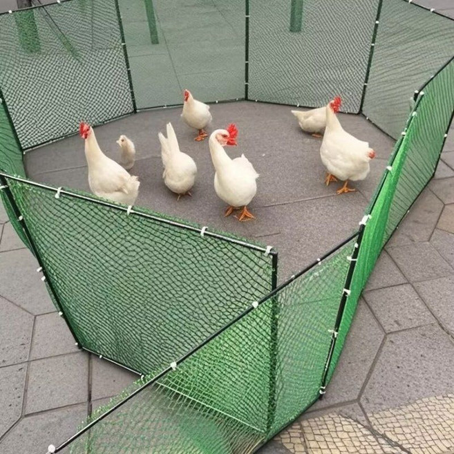 접이식 닭장 울타리 케이지 격리 그물 파티션 닭 병아리 새장 케이지 사육 케이지, 녹색 50x50cm (10 조각), 1개