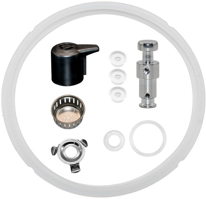 128287 Instant Pot DUO 듀오 5 5.7L(6쿼트) IP-DUO 듀오50 듀오60용 교체 부품 세트 씰링 링 스템 릴리즈 밸브 및 핸들 플로트 씰 차단, Instant Pot DUO 듀오 5, 5.7L(6쿼트