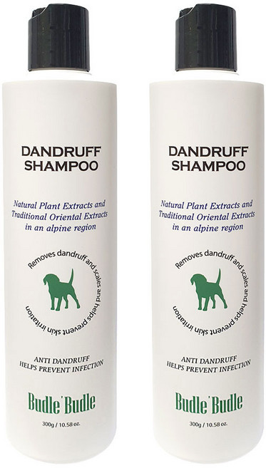 부들부들 강아지 비듬 약용 샴푸, 300g, 1개입, 2개