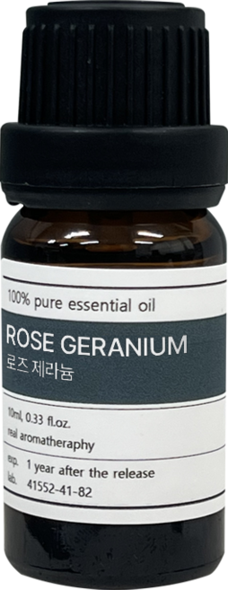 천연 아로마 에센셜 오일 46종 모음 10ml, 1개, 로즈 제라늄