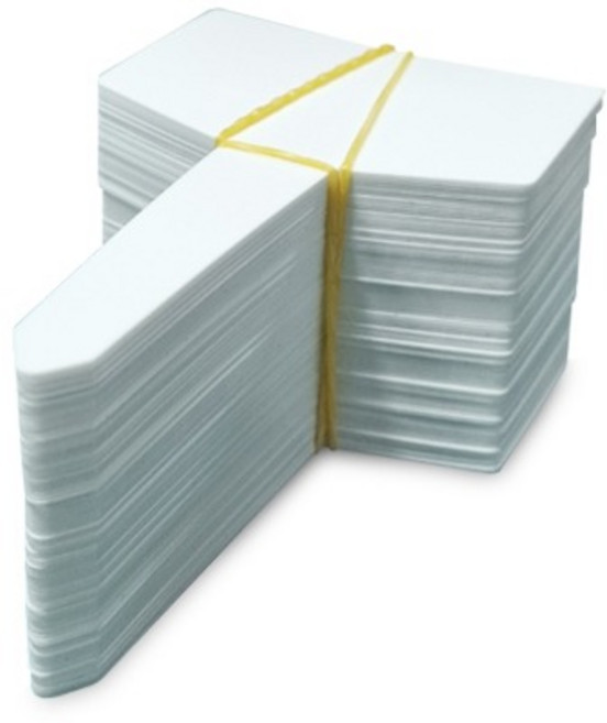 식별표 라벨 100개 (중) . 식물 화분 꽃 수목 나무 텃밭 이름표 표찰 명찰, 없음