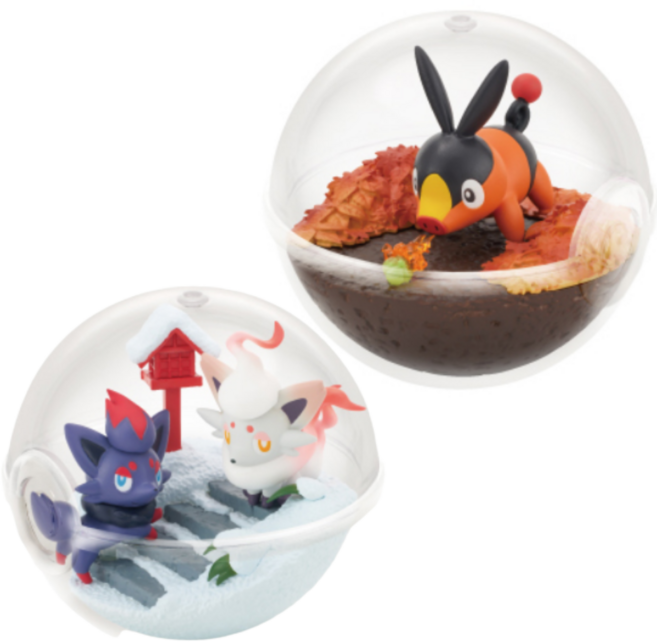 포켓몬스터 피규어 테라리움14 뚜꾸리 조로아 조로아히스이모습, 1개