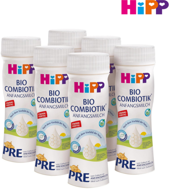 힙 HIPP 액상분유 프레 바이오 콤비오틱, 200ml, 6개