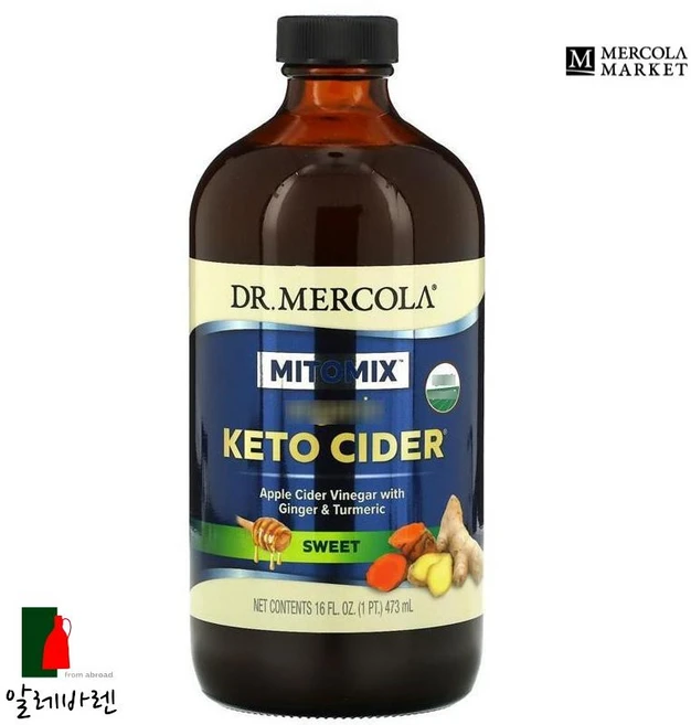 닥터머콜라 비오틴 애플 사이다 비니거 생강 강황 473ml, 1개 - 쿠팡