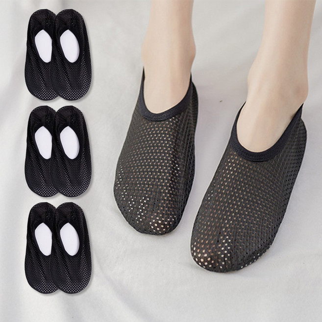 여름 시원한 덧버선 망사 메쉬 덧신 양말 3켤레