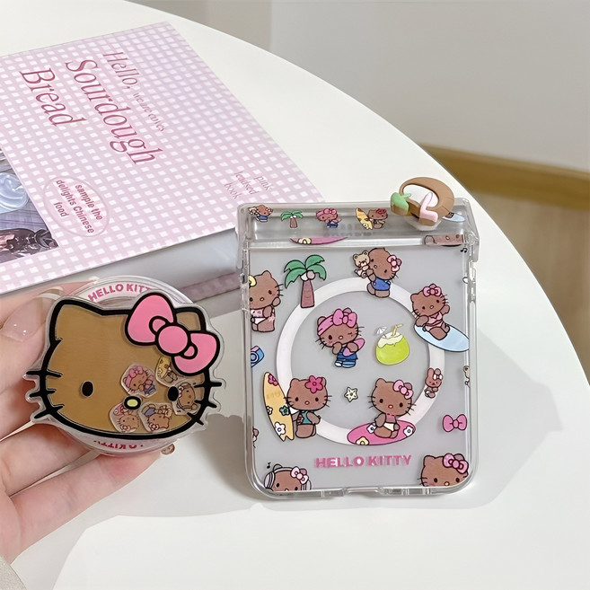 갤럭시z플립5 z플립6 z플립7 힌지보호 귀여워요kt 핸드폰케이스