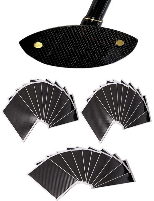 파크골프 페이스 카본 보호필름 30매특가, 30개, 블랙