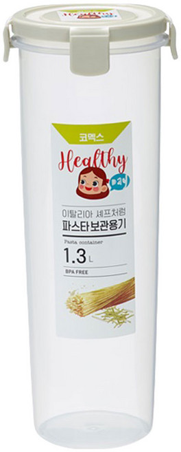 코멕스 이탈리아셰프처럼 파스타보관용기 1.3L, 1개