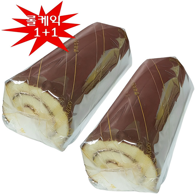 [국내생산 맛체험 무료배송] 슬라이스 카스테라 롤케익 선물세트 1+1, 2개