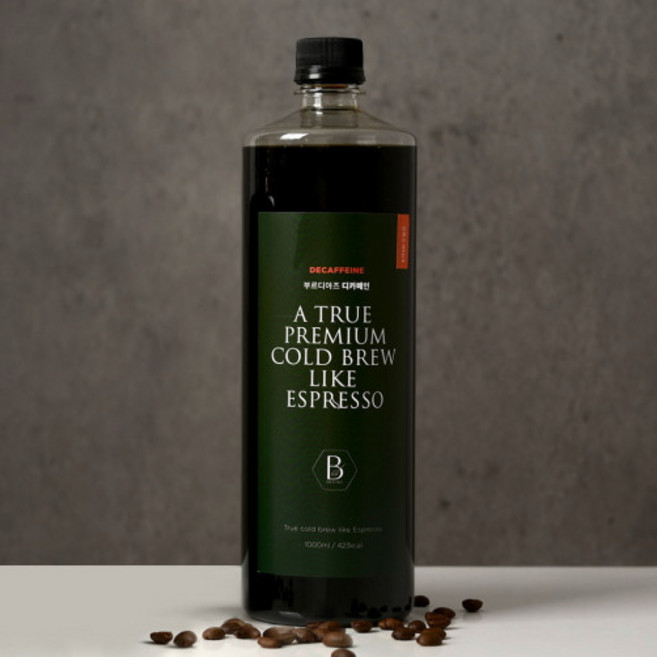 부르디아즈 디카페인 1L 수제 프리미엄 에스프레소 콜드브루 원액 6종 에티오피아시다모, 1개, 1개입