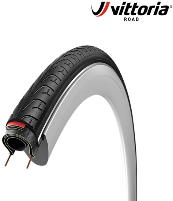 비토리아 랜도너테크 더블쉴딩 700X28C 로드 자전거 타이어 하이브리드, 1개