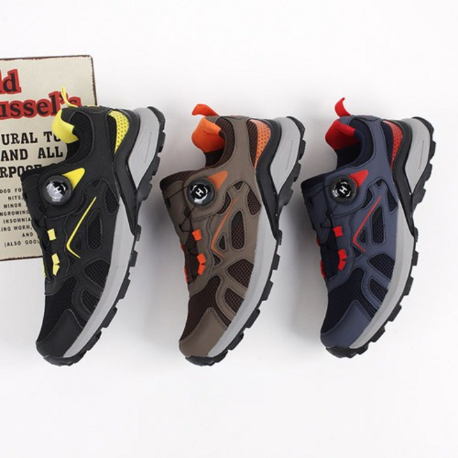 행텐 남자 다이얼 트레킹 경등산화 남성 하이킹 캐주얼 스포츠 운동화 트리플