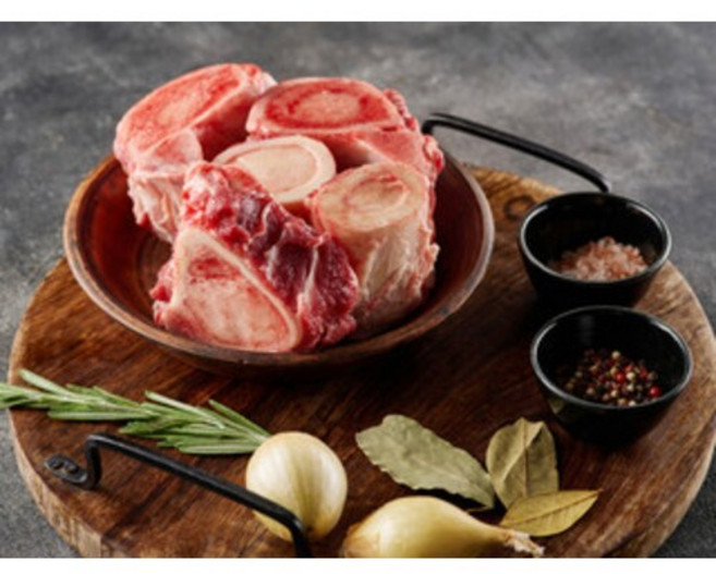 한우대학 엄선한 한우 암소 2등급 사골 우족 도가니 스지 1kg 몸보신 보양식, 1개, 400g