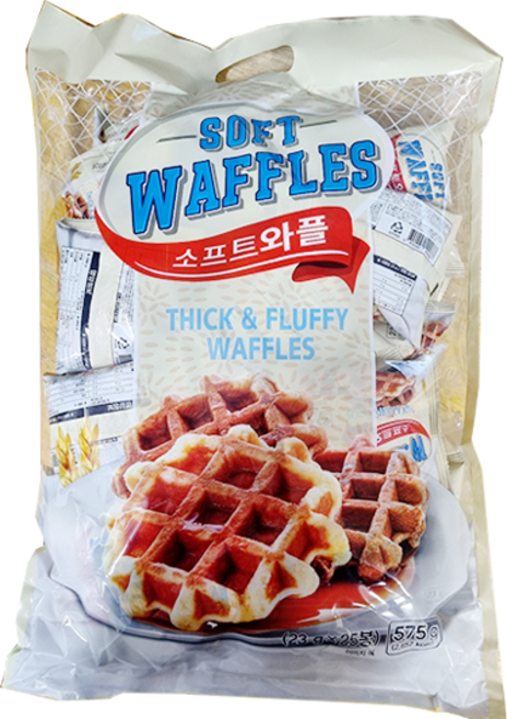 오성 소프트 와플 초콜릿맛 대용량 개별포장, 575g, 1개