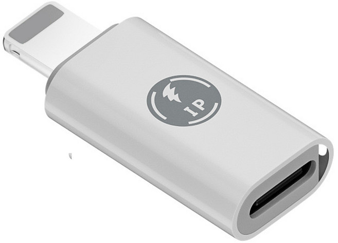 Lightning轉Type-C轉接頭 輕巧便攜 快速轉換 隨插即用 適用於手機平板電腦, 1個, Lightning公轉Type-C母