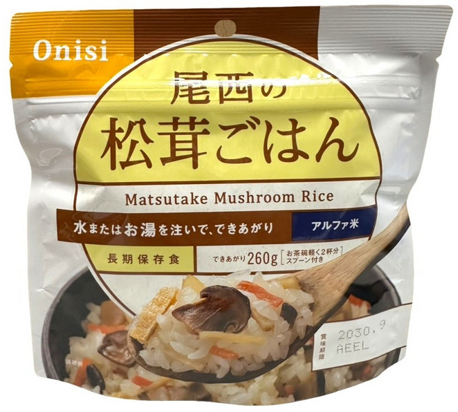 Onisi 尾西食品 松茸風味飯, 100g