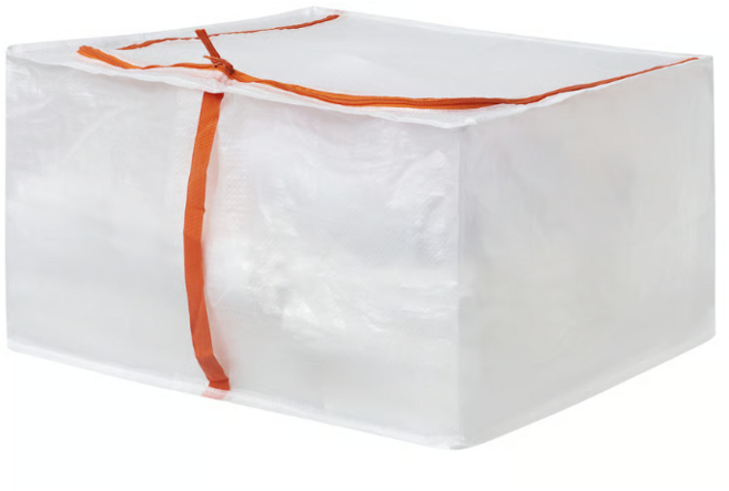 이케아 페르클라 수납박스 55x49x30cm 806.011.06, 반투명, 1개