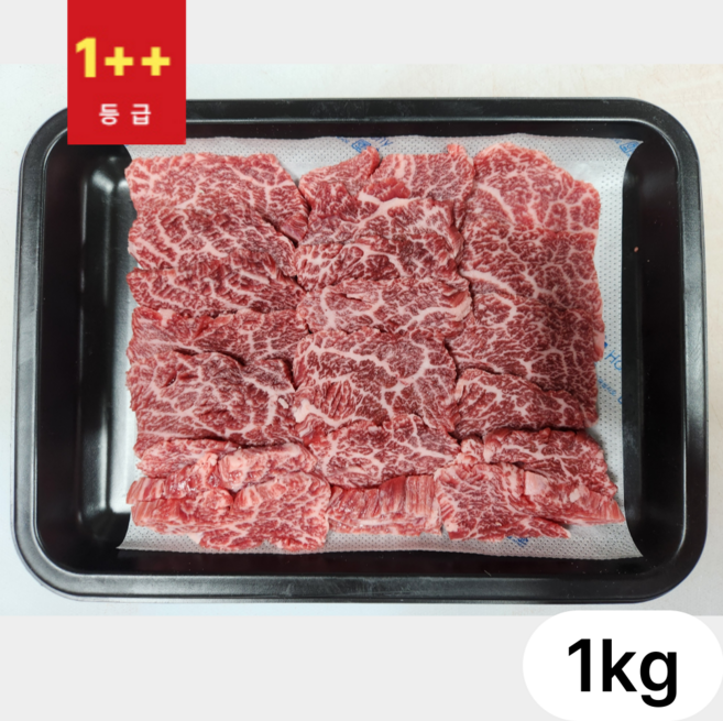 [고니네농수산] 국내산 1++ 프리미엄 투뿔 한우 살치살 구이용 (냉장), 1개, 1kg