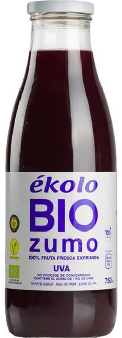 스페인 에콜로 100% 착즙 포도 주스 ekolo 100% grape juice, 2개, 750ml