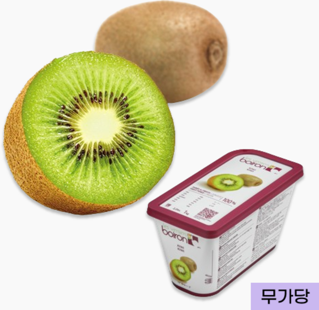 제원-브아롱 키위퓨레 아이스박스+드라이아이스포함, 1kg, 1개