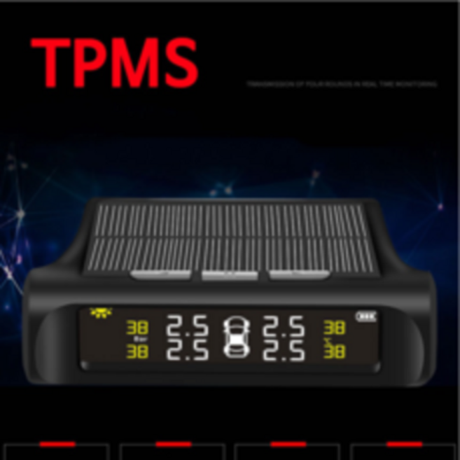 KELAKE TPMS 타이어 공기압 경보장치 태양광 충전, 1개