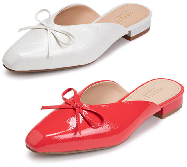 에스콰이아 여성 로라 리본 스틸레토 뮬(2cm) ESHP687_688
