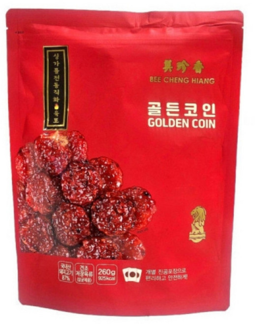 비첸향 골드코인 육포, 260g, 1개