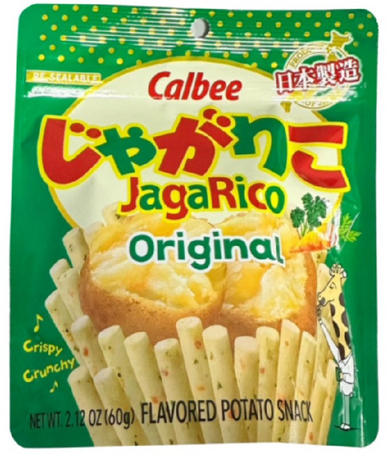 卡樂比 calbee 原味薯條 薯條餅乾 零食 下午茶 辦公室零食, 1個, 一包【60克】, 60g