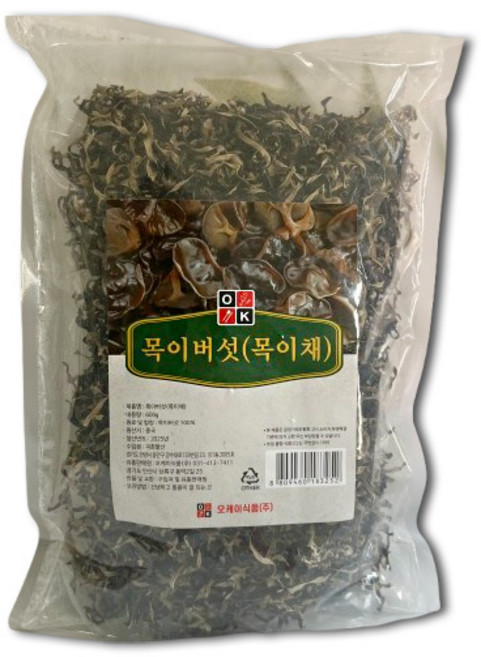 오케이식품오케이 목이버섯(목이채) 600g 20개, 오케이식품오케이 목이버섯(목이채) 600g, 20개