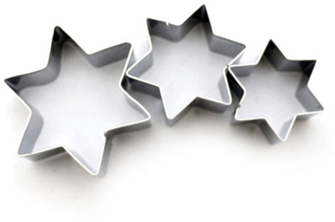 별모양 쿠키커터 3개 세트