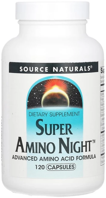 소스내츄럴스 슈퍼 아미노 나이트 캡슐, 120정, 1개 - 쿠팡
