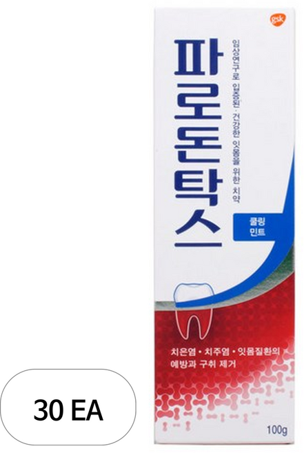 파로돈탁스 쿨링 민트, 100g, 30개