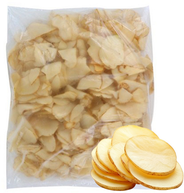 더튼 감자칩 포테이토칩 2kg (대용량 / 업소용 / 냉동 감자슬라이스), 1개