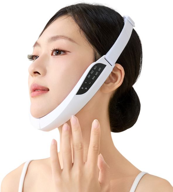 에란스타 얼굴 마사지기 브이라인 ems 미세전류 이중턱 리프팅 불독살 심부볼 제거 주름관리 마사지기, D36